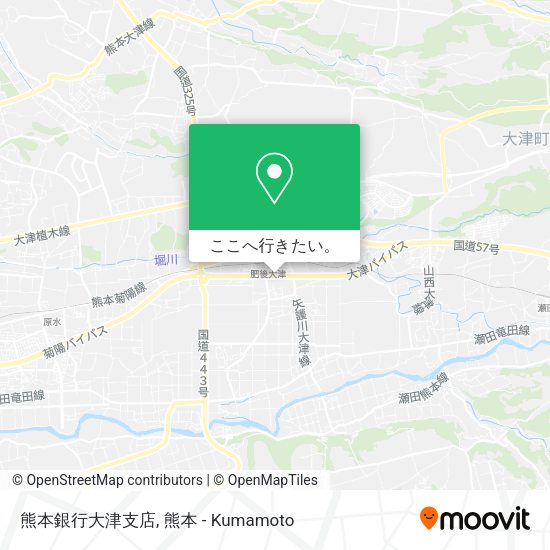 熊本銀行大津支店地図