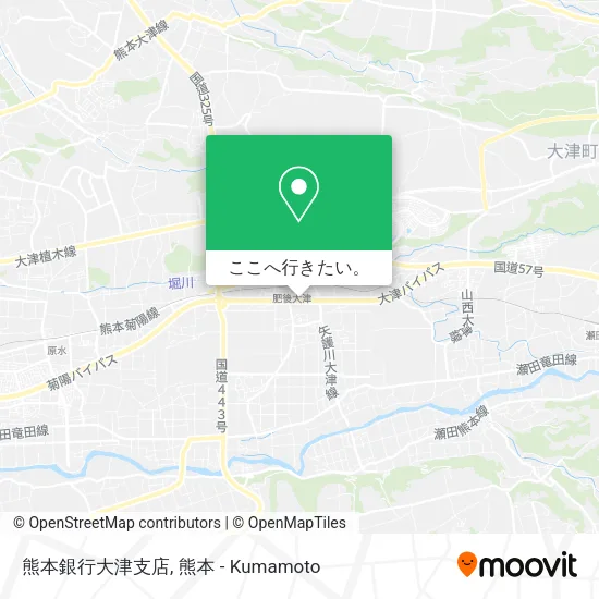 熊本銀行大津支店地図