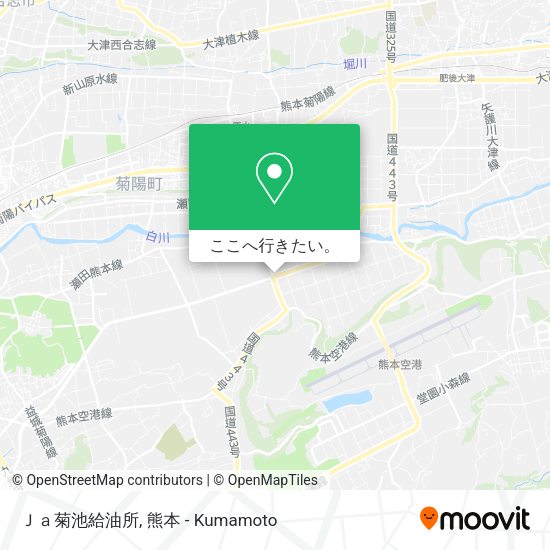 Ｊａ菊池給油所地図