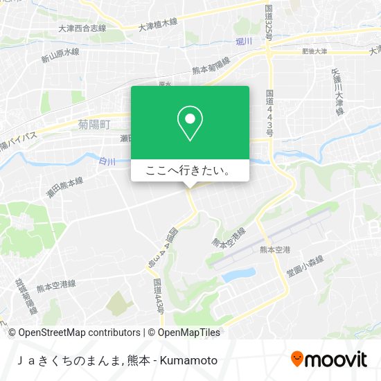 Ｊａきくちのまんま地図
