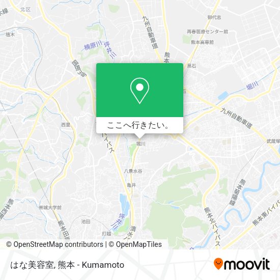 はな美容室地図