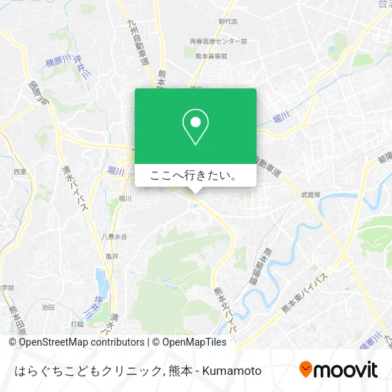 はらぐちこどもクリニック地図