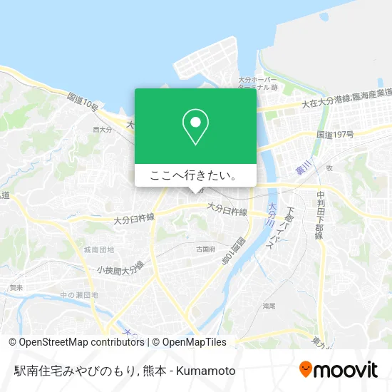 駅南住宅みやびのもり地図