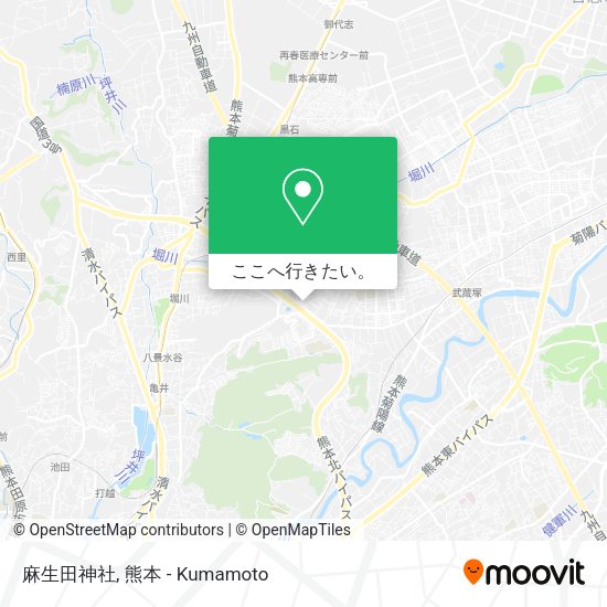 麻生田神社地図
