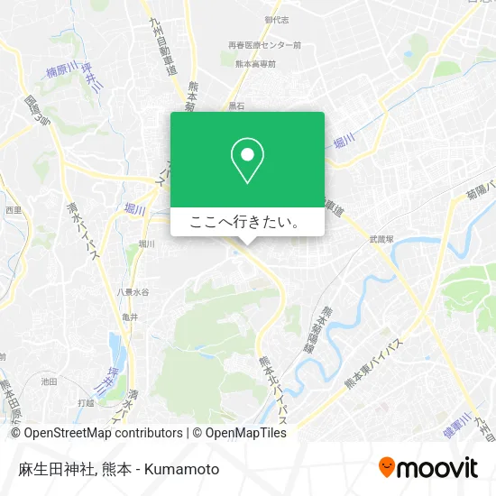 麻生田神社地図