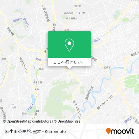 麻生田公民館地図