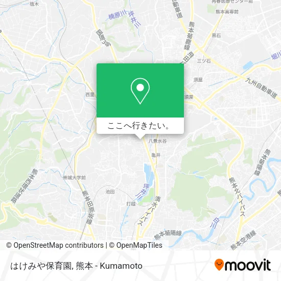 はけみや保育園地図