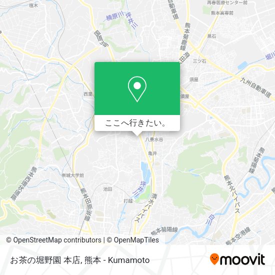 お茶の堀野園 本店地図