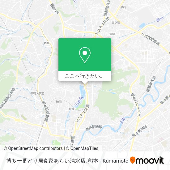 博多一番どり居食家あらい清水店地図