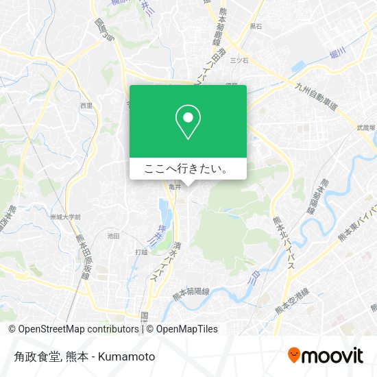 角政食堂地図