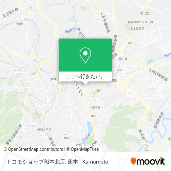 ドコモショップ熊本北店地図
