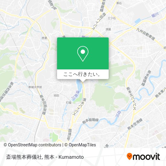 斎場熊本葬儀社地図