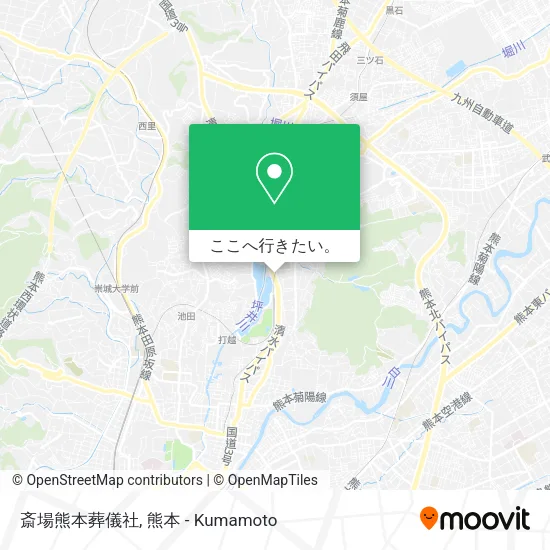 斎場熊本葬儀社地図