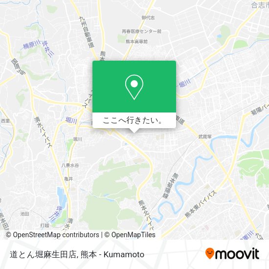 道とん堀麻生田店地図