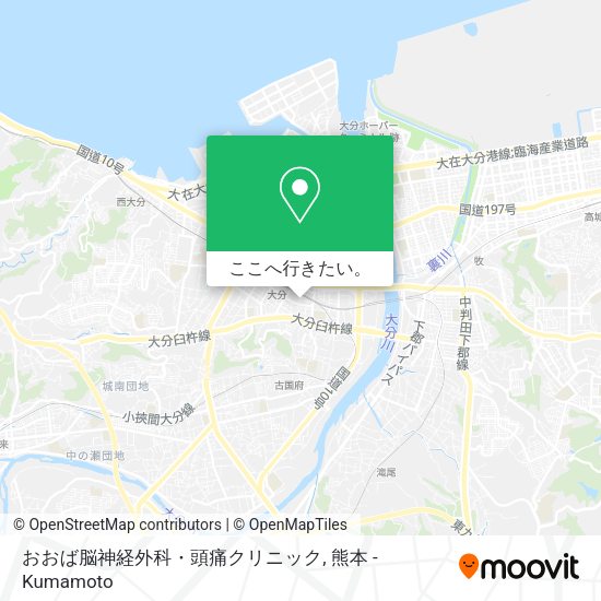 おおば脳神経外科・頭痛クリニック地図