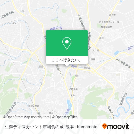 生鮮ディスカウント市場食の藏地図