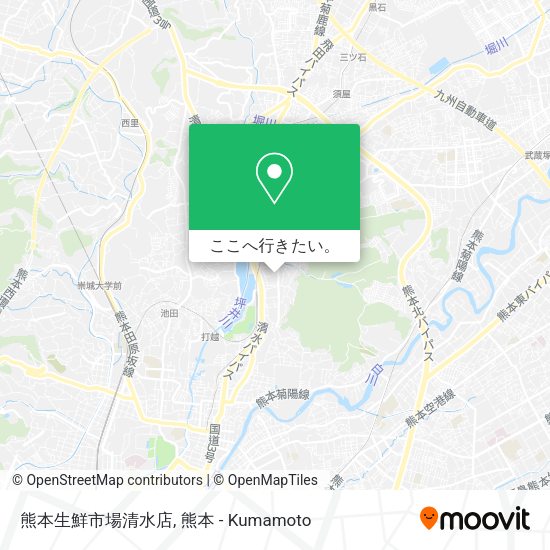 熊本生鮮市場清水店地図