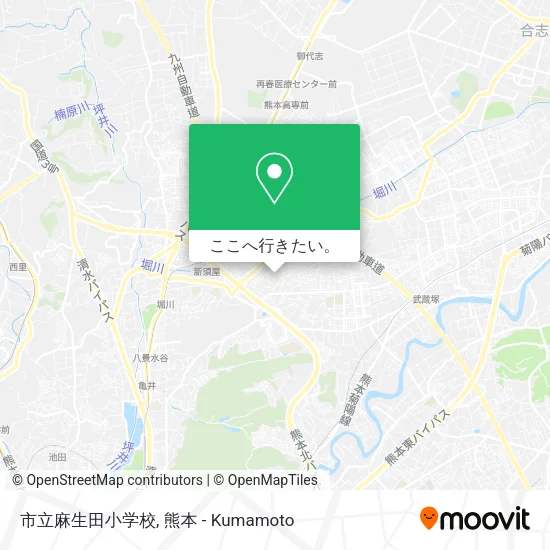 市立麻生田小学校地図