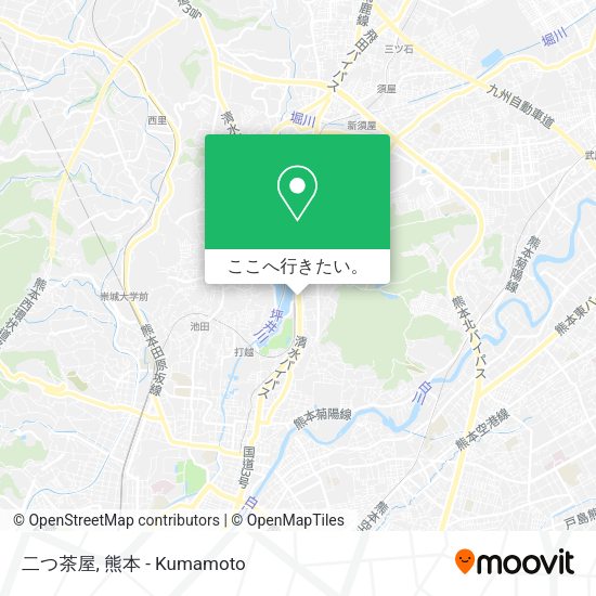 二つ茶屋地図