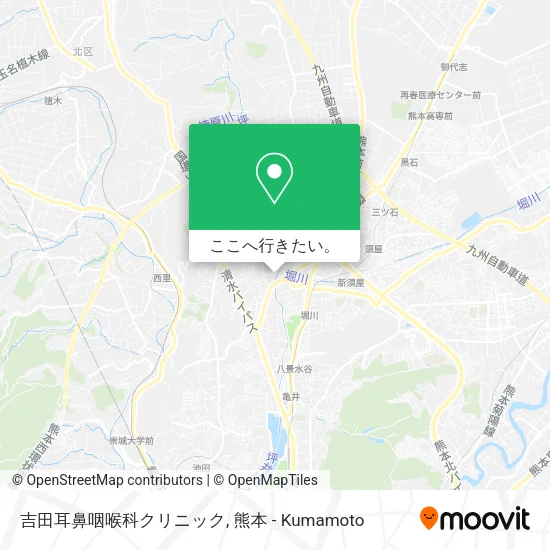 吉田耳鼻咽喉科クリニック地図