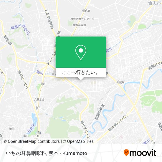 いちの耳鼻咽喉科地図