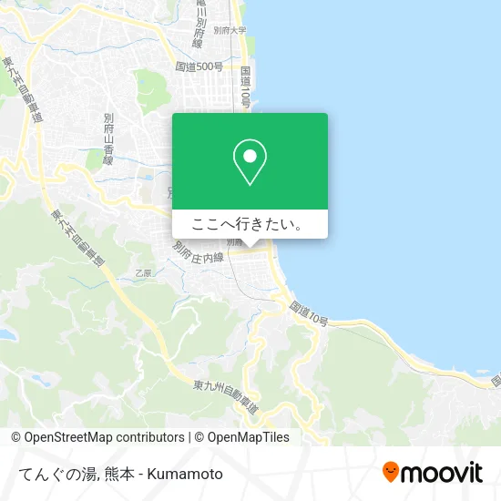 てんぐの湯地図