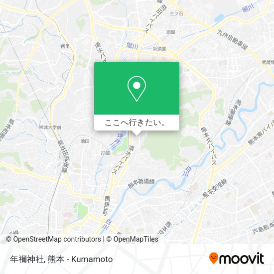 年禰神社地図