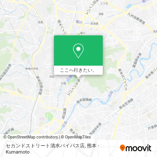 セカンドストリート清水バイパス店地図