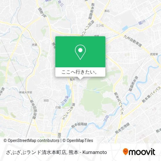 ざぶざぶランド清水本町店地図