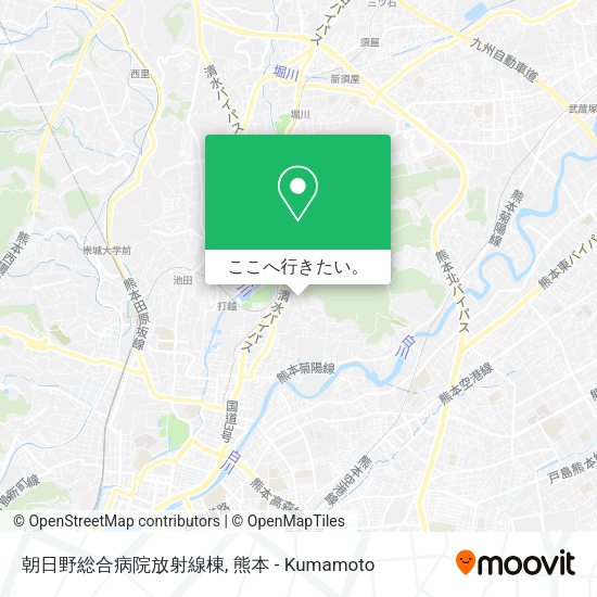 朝日野総合病院放射線棟地図
