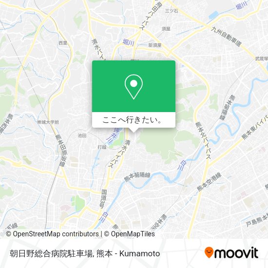 朝日野総合病院駐車場地図