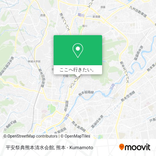 平安祭典熊本清水会館地図