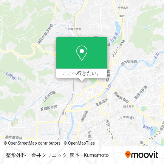 整形外科　金井クリニック地図