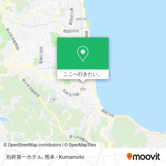 別府第一ホテル地図