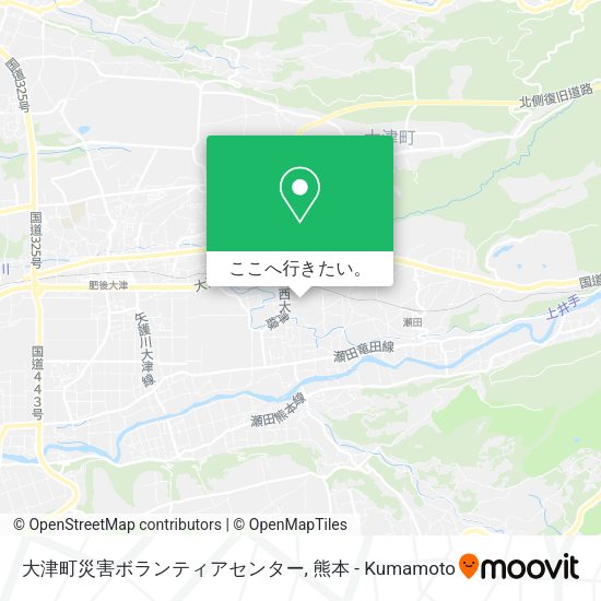 大津町災害ボランティアセンター地図