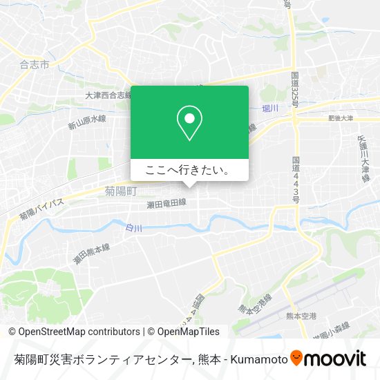 菊陽町災害ボランティアセンター地図