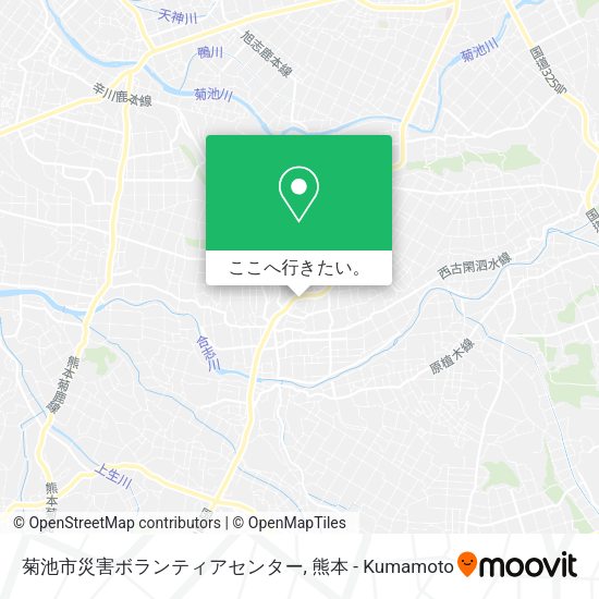 菊池市災害ボランティアセンター地図