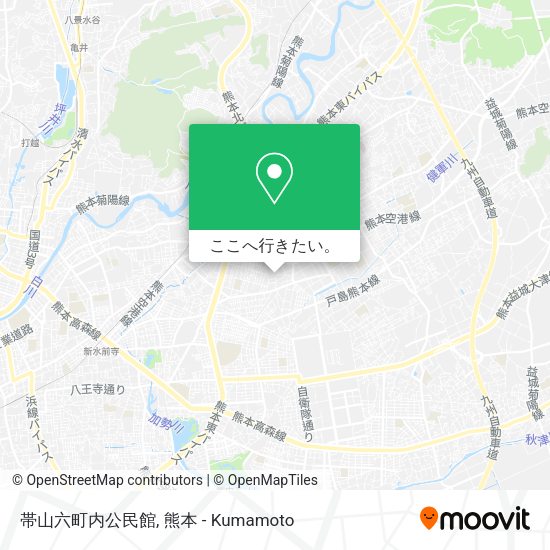 帯山六町内公民館地図