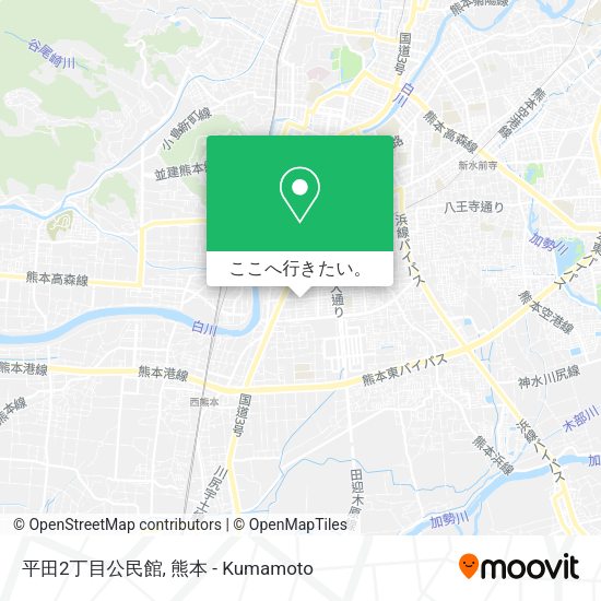 平田2丁目公民館地図