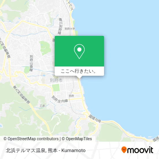 北浜テルマス温泉地図