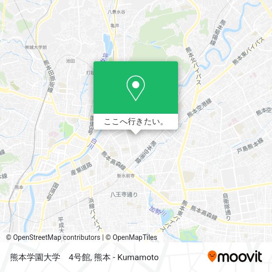 熊本学園大学　4号館地図