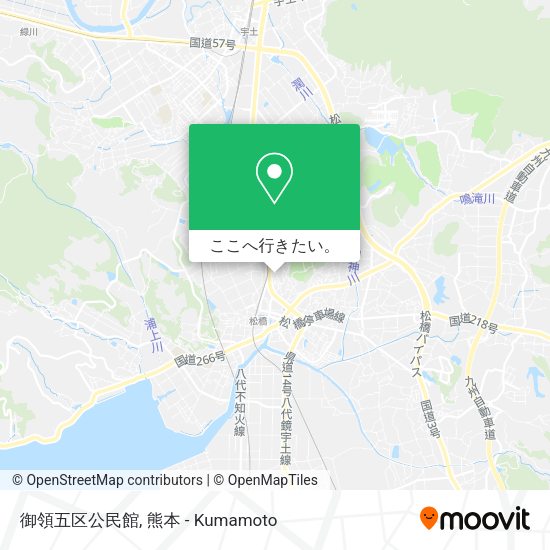 御領五区公民館地図