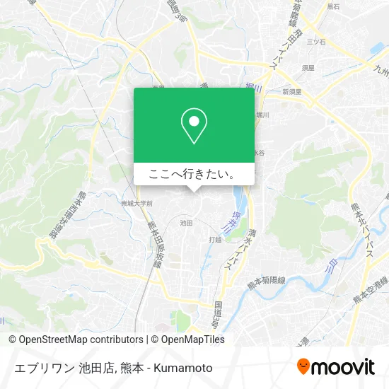 エブリワン 池田店地図