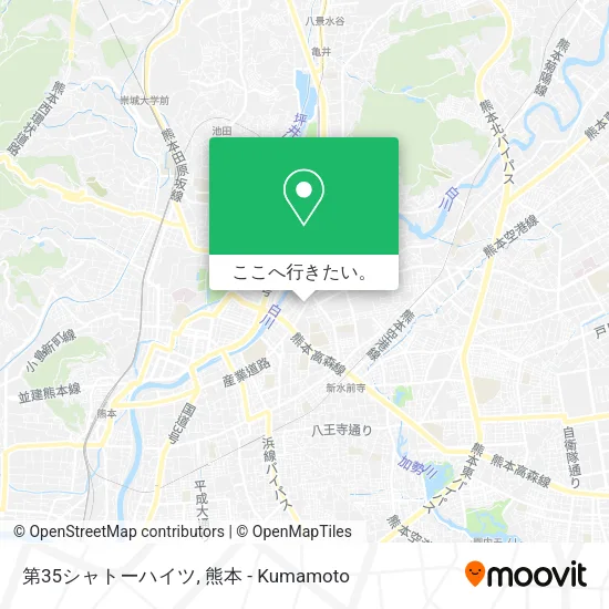第35シャトーハイツ地図