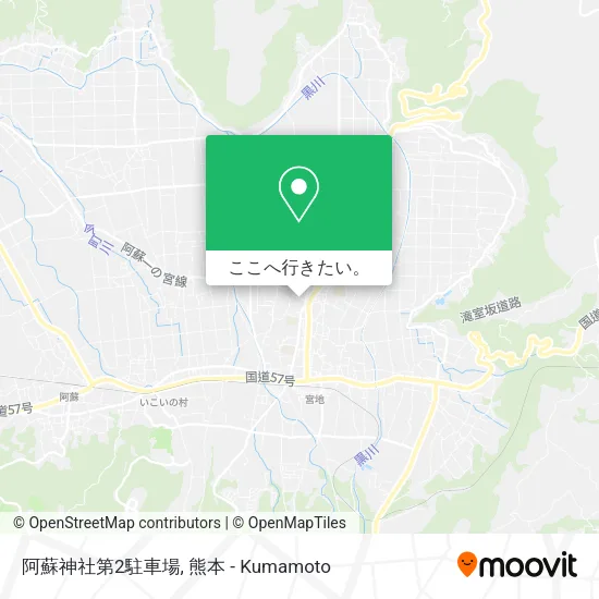 阿蘇神社第2駐車場地図