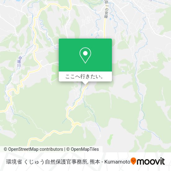 環境省 くじゅう自然保護官事務所地図