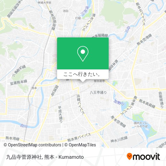九品寺菅原神社地図