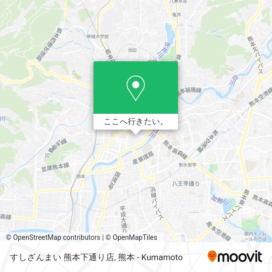 すしざんまい 熊本下通り店地図