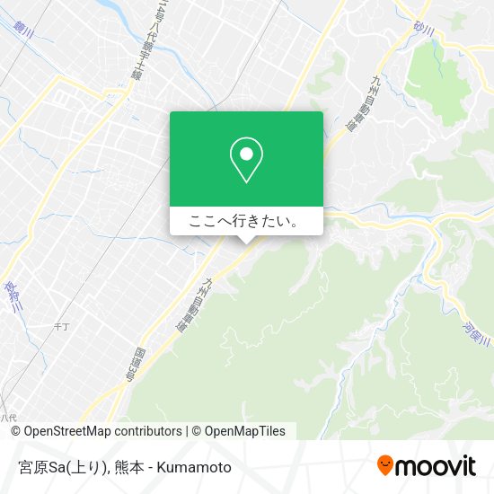 宮原Sa(上り)地図