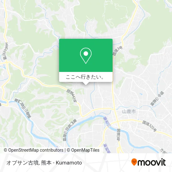 オブサン古墳地図